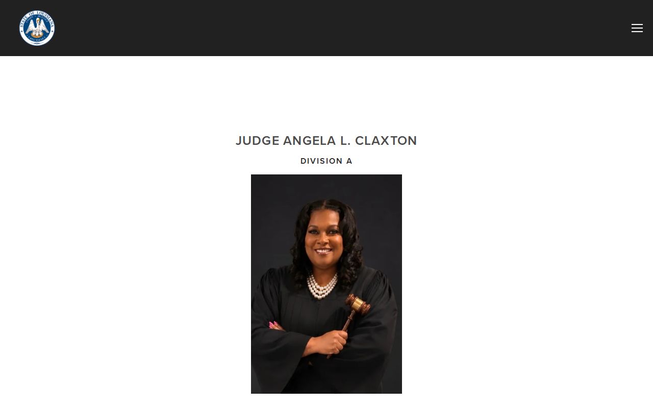 Sixth Judicial District Court judge office jurisdiction and contact block for Tensas Parish warrant records