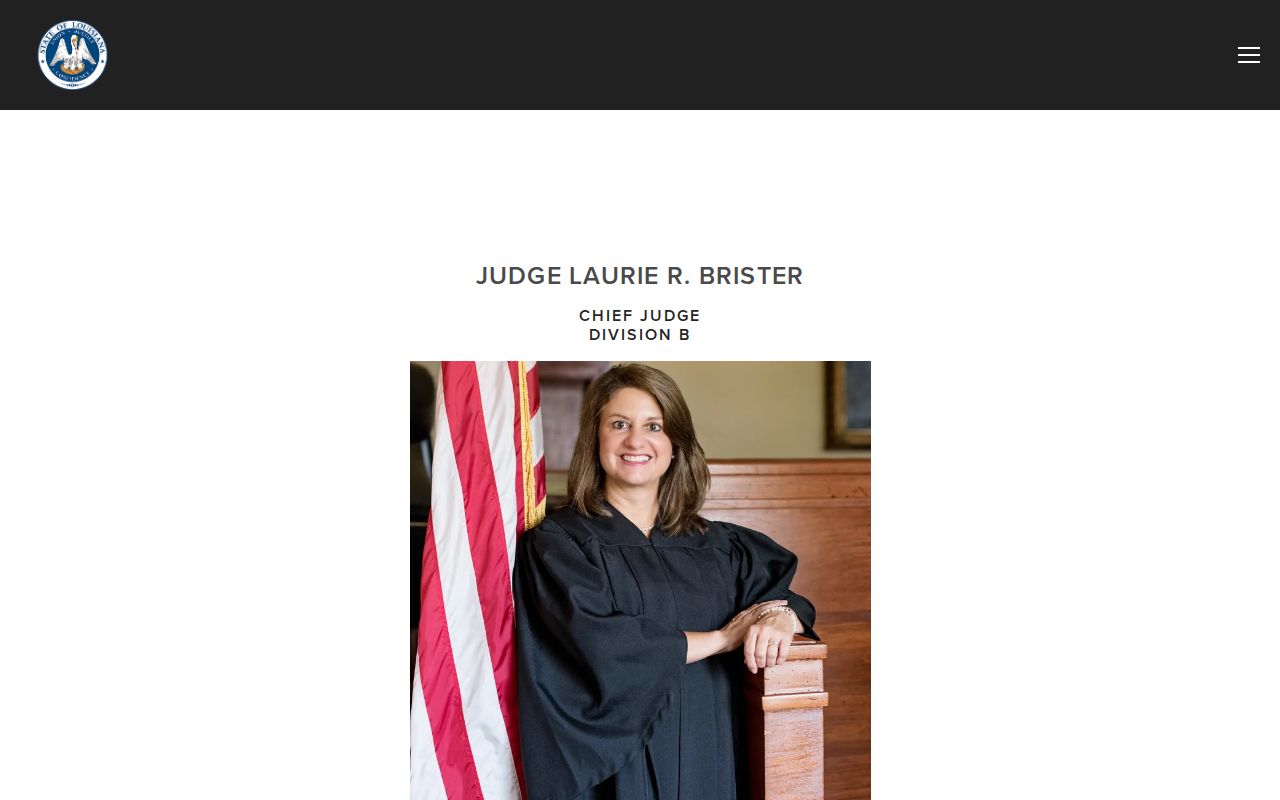 Sixth Judicial District chief judge page used when a Tensas Parish bench warrant issues